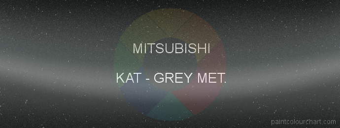Mitsubishi paint KAT Grey Met.