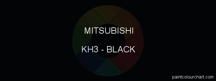 Mitsubishi paint KH3 Black