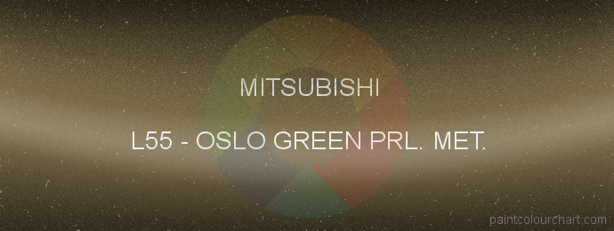 Mitsubishi paint L55 Oslo Green Prl. Met.