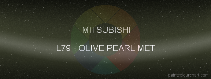 Mitsubishi paint L79 Olive Pearl Met.