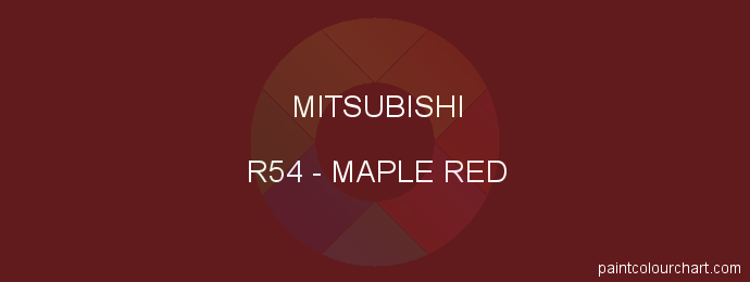 Mitsubishi paint R54 Maple Red