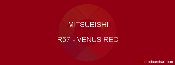 Mitsubishi paint R57 Venus Red