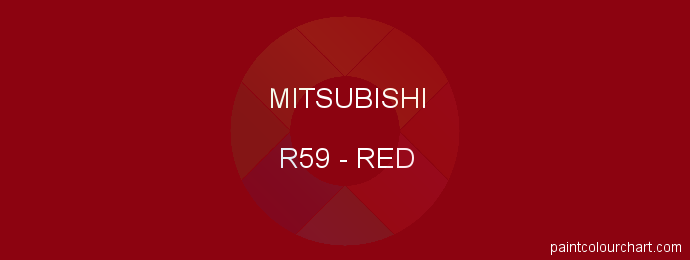 Mitsubishi paint R59 Red