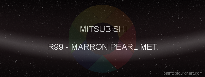 Mitsubishi paint R99 Marron Pearl Met.
