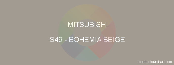 Mitsubishi paint S49 Bohemia Beige