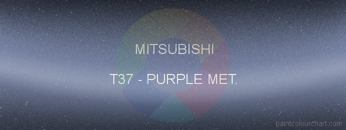 Mitsubishi paint T37 Purple Met.