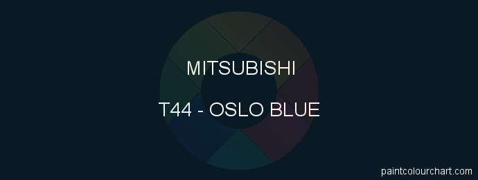 Mitsubishi paint T44 Oslo Blue
