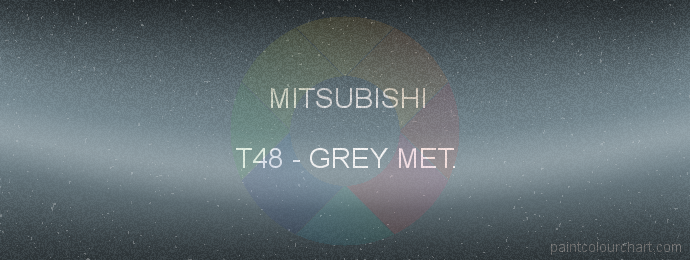 Mitsubishi paint T48 Grey Met.