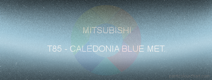 Mitsubishi paint T85 Caledonia Blue Met.