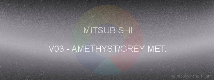 Mitsubishi paint V03 Amethyst/grey Met.