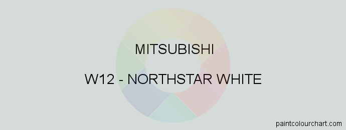 Mitsubishi paint W12 Northstar White