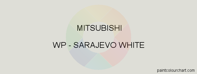 Mitsubishi paint WP Sarajevo White