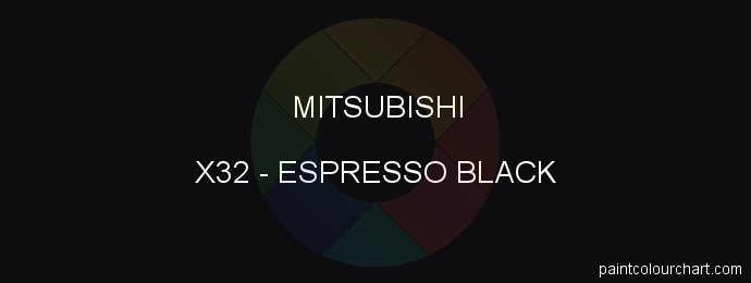 Mitsubishi paint X32 Espresso Black