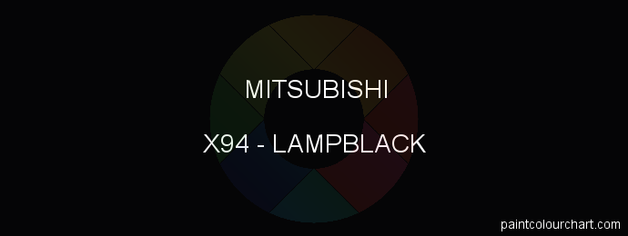 Mitsubishi paint X94 Lampblack