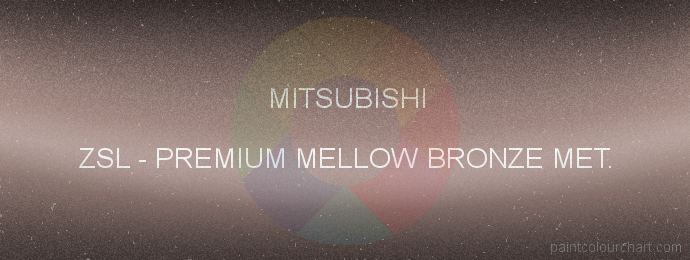 Mitsubishi paint ZSL Premium Mellow Bronze Met.