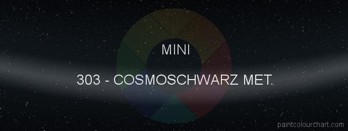 Mini paint 303 Cosmoschwarz Met.