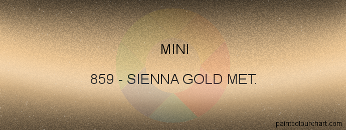 Mini paint 859 Sienna Gold Met.