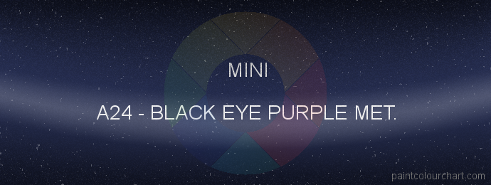 Mini paint A24 Black Eye Purple Met.