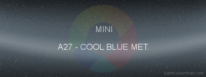 Mini paint A27 Cool Blue Met.