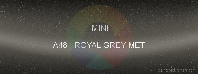 Mini paint A48 Royal Grey Met.