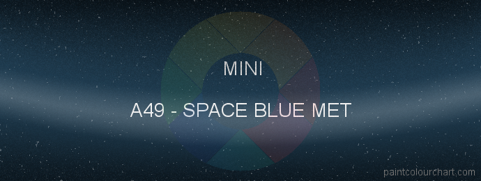 Mini paint A49 Space Blue Met