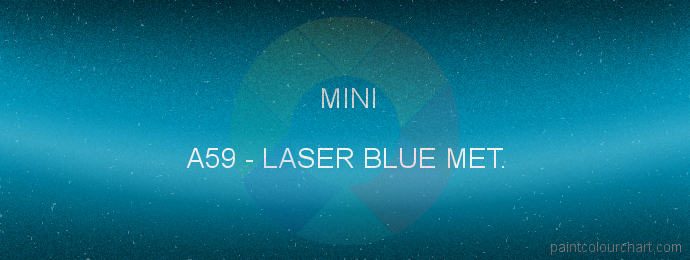 Mini paint A59 Laser Blue Met.