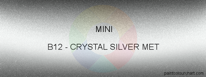 Mini paint B12 Crystal Silver Met