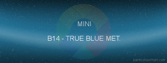 Mini paint B14 True Blue Met.