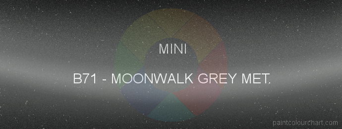 Mini paint B71 Moonwalk Grey Met.