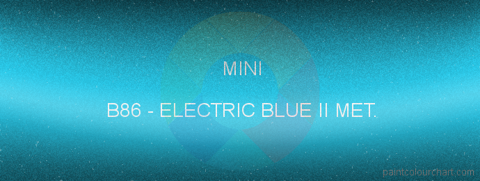 Mini paint B86 Electric Blue Ii Met.