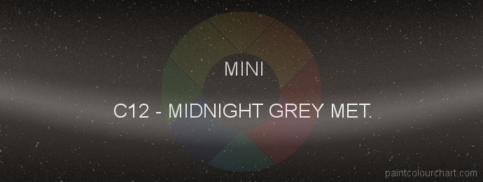Mini paint C12 Midnight Grey Met.
