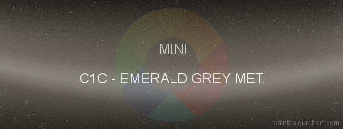 Mini paint C1C Emerald Grey Met.