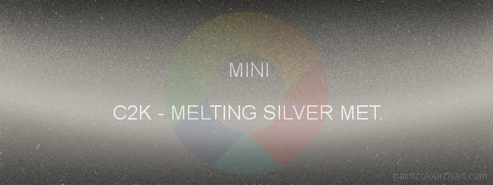 Mini paint C2K Melting Silver Met.