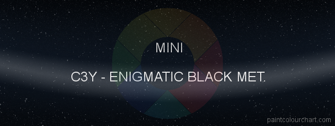 Mini paint C3Y Enigmatic Black Met.