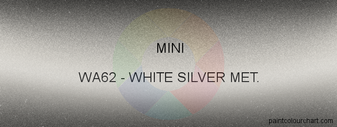 Mini paint WA62 White Silver Met.