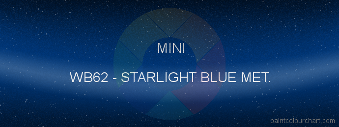 Mini paint WB62 Starlight Blue Met.