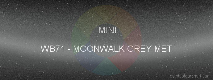 Mini paint WB71 Moonwalk Grey Met.