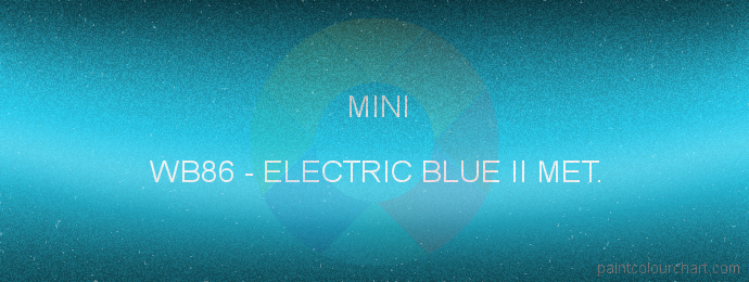 Mini paint WB86 Electric Blue Ii Met.