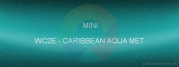 Mini paint WC2E Caribbean Aqua Met.