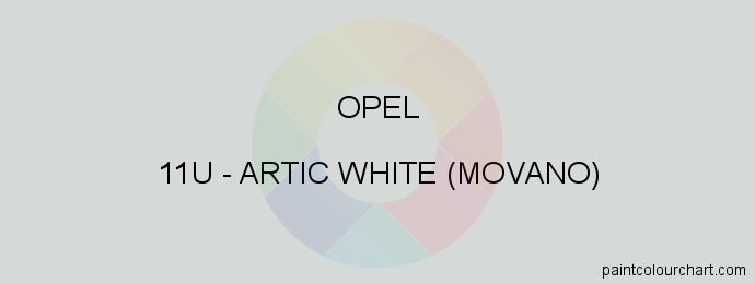 Opel paint 11U Artic White (movano)