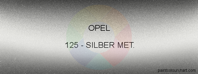Opel paint 125 Silber Met.