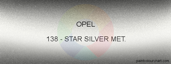 краска опель star silver