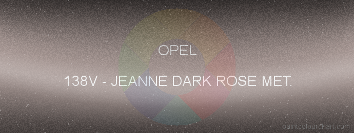 Opel paint 138V Jeanne Dark Rose Met.