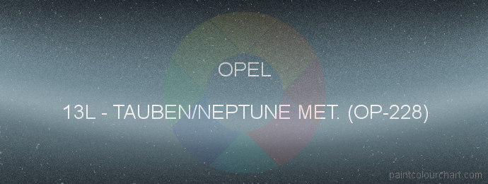 Opel paint 13L Tauben/neptune Met. (op-228)