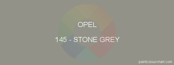 Opel paint 145 Stone Grey
