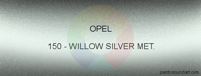 Opel paint 150 Willow Silver Met.