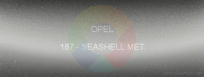 Opel paint 187 Seashell Met.