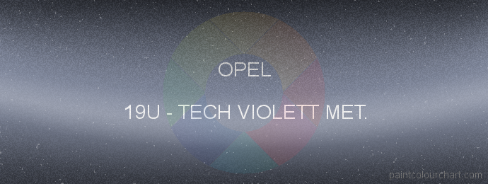 Opel paint 19U Tech Violett Met.