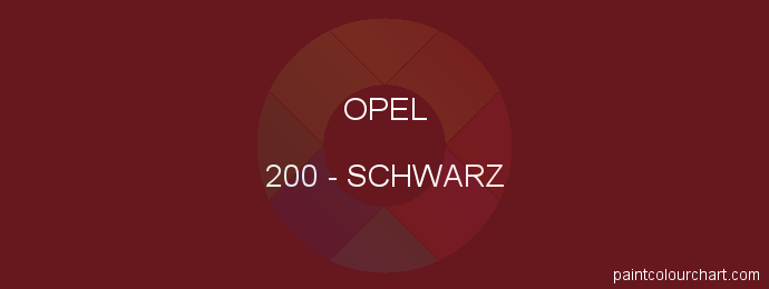 Opel paint 200 Schwarz