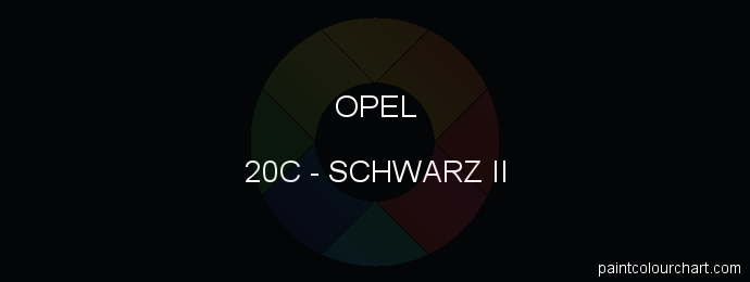 Opel paint 20C Schwarz Ii